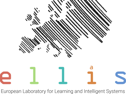 Logo of European Laboratory for Learning and Intelligent Systems (line drawn map of Europe)