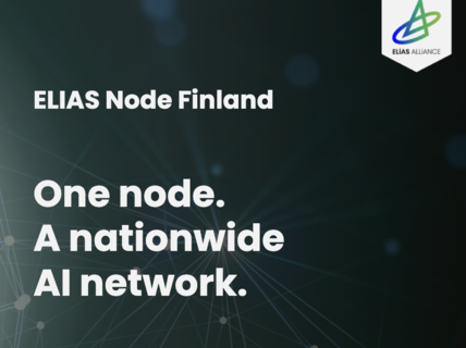 ELIAS Node Finland. One node. A nationwide AI network. Built on ELLIS Institute Finland.